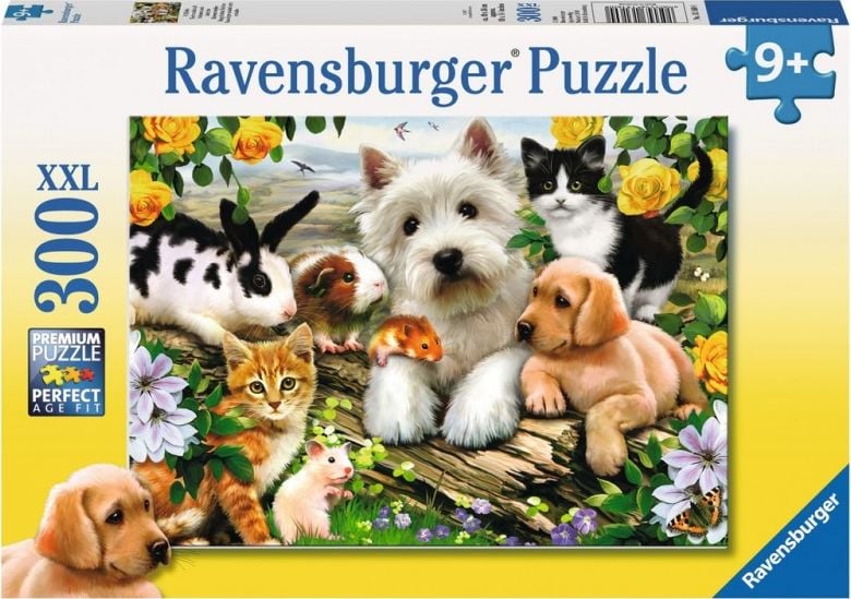Puzzle Ravensburger - Animale Prietenoase, 300 piese (13160)