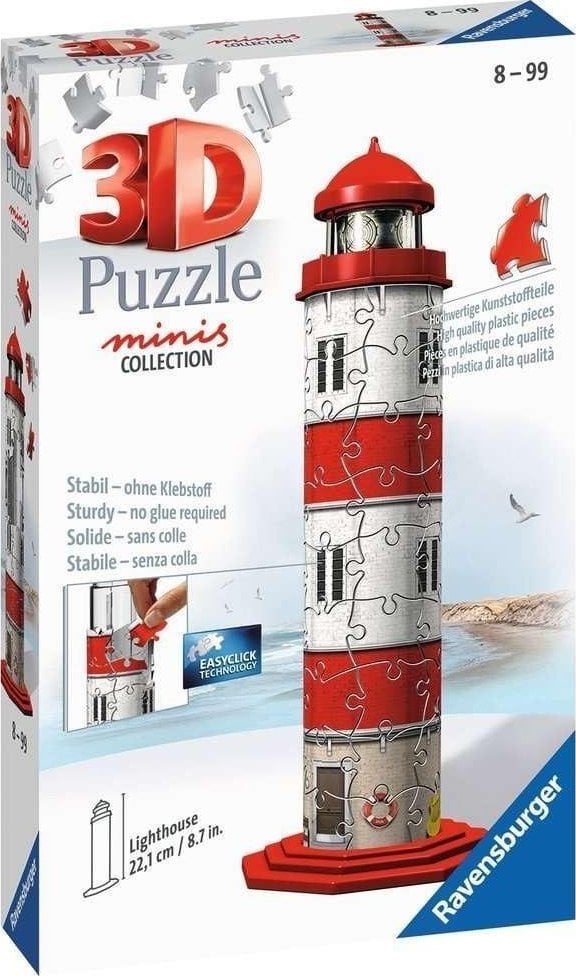 Ravensburger Ravensburger 3D Puzzle Mini Far (54 piese)