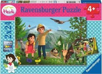 Ravensburger Ravensburger Puzzle pentru copii Heidis Adventure (2x 24 piese)