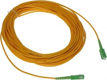 Cabluri si accesorii retele - Patchcord FTTH SC/APC singlemode 20 m conectori verzi