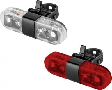 Set lumini pentru bicicleta Rebel Light, incarcare cu cablu USB URZ3493