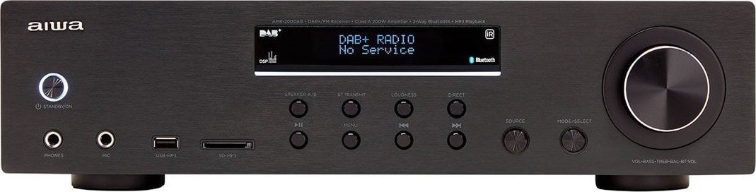 Receptor stereo Bluetooth Akai AIWA AMR-200DAB cu DAB+/FM (AMR-200DAB)