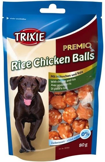 Recompensa Trixie PREMIO Bile cu pui si orez pentru caini 80 g 31701
