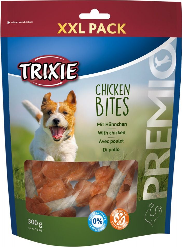 Recompensa Trixie PREMIO Chicken Bites cu gust de pui XXL 300 g 31802