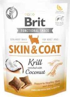 Recompense Brit Care Dog Snack Skin and Coat Krill 150 g