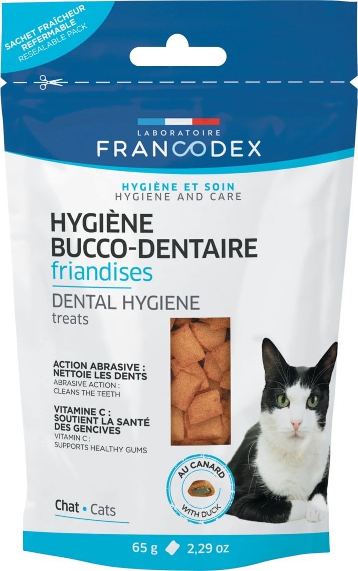 Recompense Francodex dental snack, pentru pisici, 65 g
