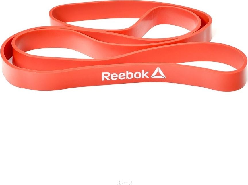 Reebok Powerband RSTB-10080 rezistență medie roșu 1 buc.