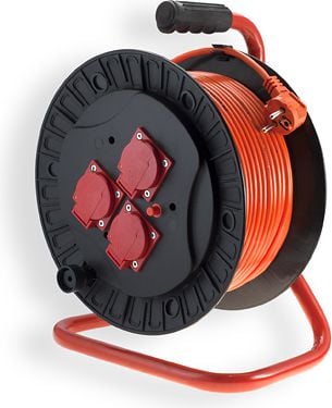 reel extensie 3 x GS IP44 orange 30m (AB-111-30G / 2.5)