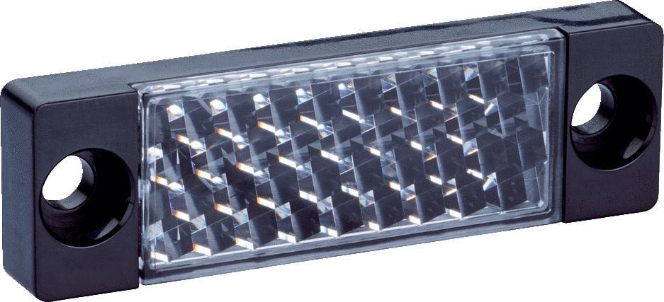 Reflector rectangular 38 x 15mm PMMA / ABS PL20 (1012719)