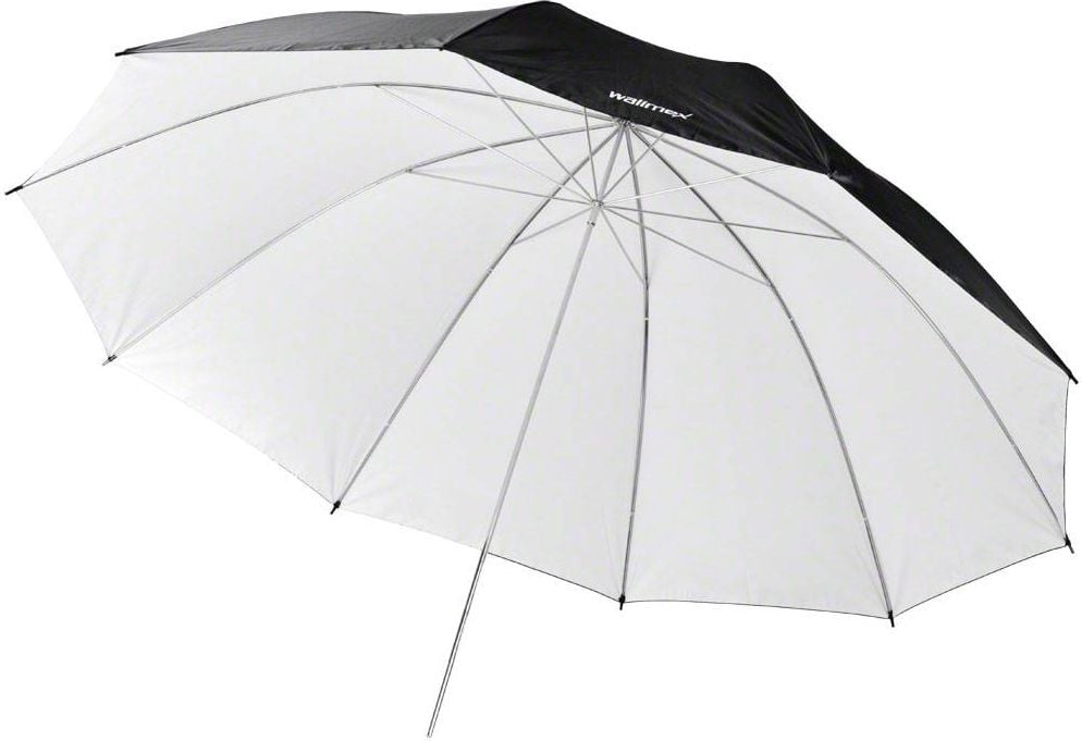 Reflex Umbrella negru / alb, 150cm (17659)