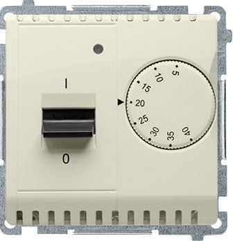 Regulator de temperatură de culoare bej senzor intern BMRT10W.02 / 12