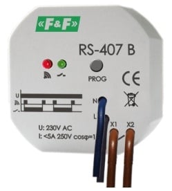 releu de comandă radio AC 230V 1P RS-407B