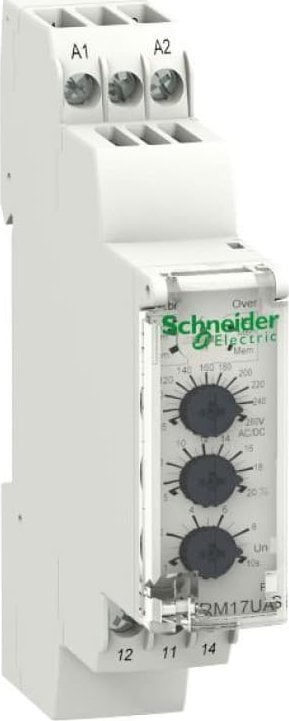 Releu de control al tensiunii Schneider Electric RM17-U, interval 65...260 V AC RM17UAS15