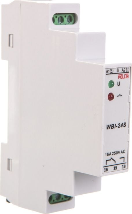 releu de impuls 1P 16A 24V universal AC / DC TH35 WBI-24S - 24S-WBI