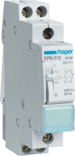 Releu de impuls Hager 16A 230V AC 110V DC 1NO+1NC (EPN515)
