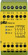 releu de siguranță PNOZ X4 24VCC 3Z 1R (774730)