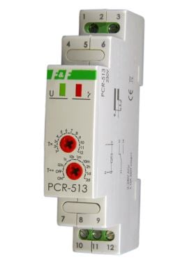 releu de timp monofuncțional 12-264V 10A - PCR-513 UNI