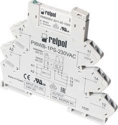 Releu de interfață Relpol 1P 6A 24V DC PIR6WB-1PS-24VDC-R gri (857485)