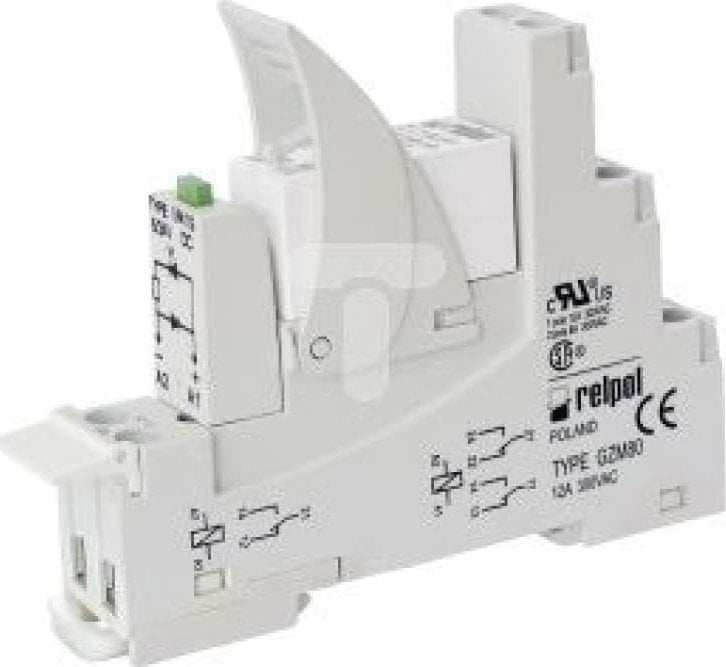 Releu de interfata Relpol 2P 8A 24V DC AgNi PI84-024DC-M41G-TS-2012 862104