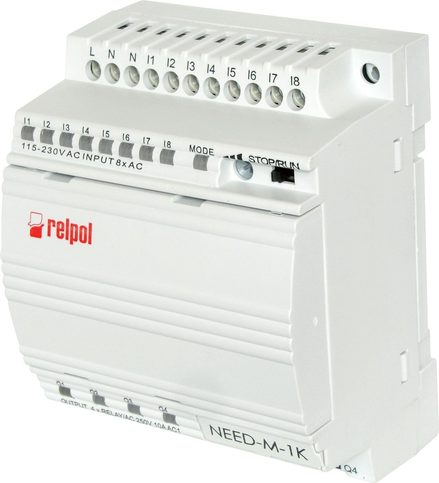 releu programabil 24V DC 8IN afișaj 4wy și tastatura NEED-24DC-11-08-4R (857736)