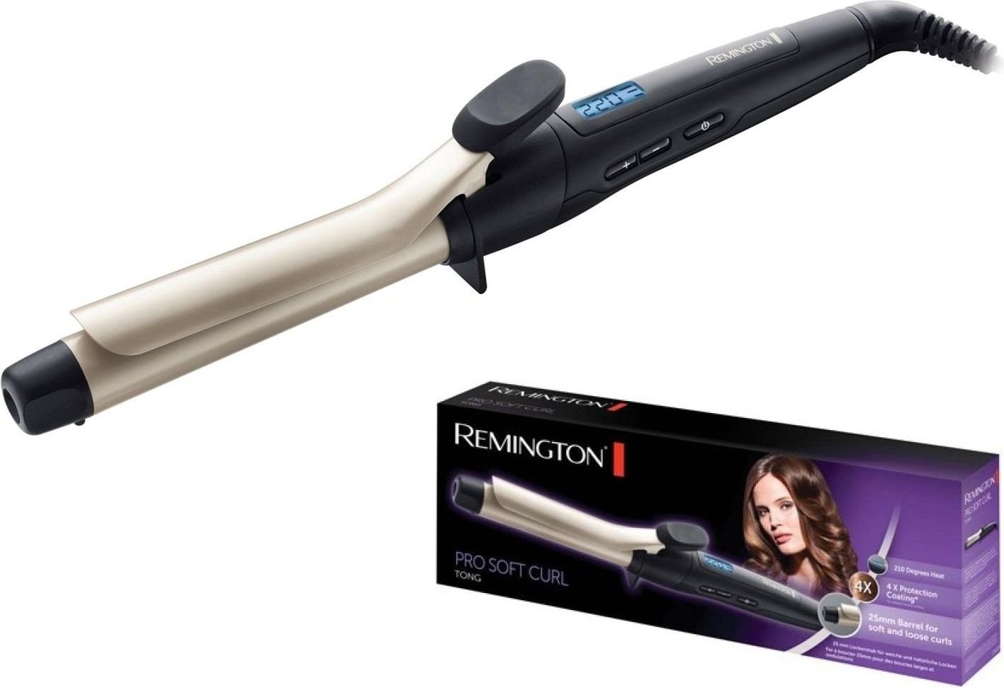Ondulatoare - Ondulator remington Styler Remington Pro Soft Curl CI6325 | 25mm