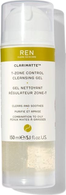 Ren Clean Skincare Ren Clean Skincare Clarimatte T-Zone Control Żel oczyszczający 150ml