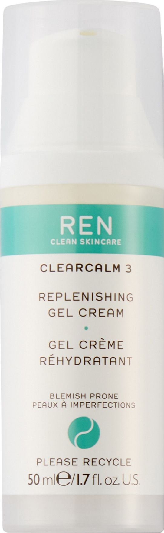 Ren Clean Skincare Ren Clean Skincare Clearcalm 3 Replenishing Day crema de fata 50ml