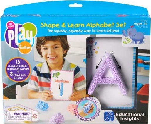 Resurse de învățare Playfoam, Foam mass, Alphabet Learning Kit