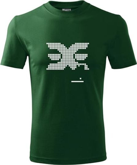 RETRO zelené tričko domină banda, alias. S