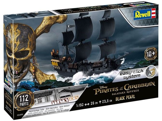 Macheta corabie Revell Pirates of the Caraibbean Black Pearl easy-click system 1:150 REV 05499