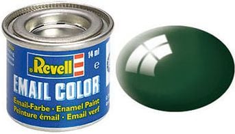 Revell Email Color 62 Moss Green Gloss - 32162 Revell Email Color 62 Moss Green Gloss - 32162 este o vopsea lucioasa, de culoare portocalie-galbui, destinata acoperirii suprafetelor mixed. Aceasta poate fi utilizata atat pentru hobby-uri precum mode