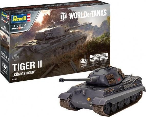 Revell Model plastikowy Czołg Tiger II Ausf. B Konigstiger World of Tanks