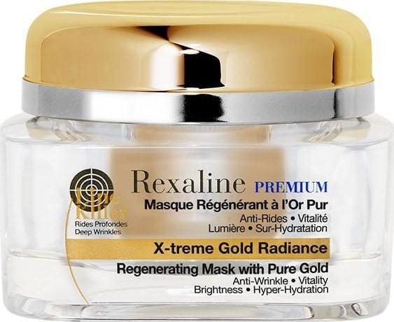 Rexaline Rexaline Premium Line Killer X-treme Gold Radiance Maseczka de față de 50 ml