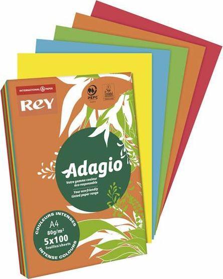 Rey Adagio HÂRTIE DE COPIE ADAGIO A4 80gr GALBEN CANAR 03