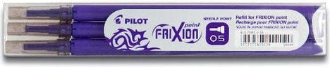 Rezerva Roller Pilot Frixion Point, 0.5 mm, Violet, 3 Buc/Set