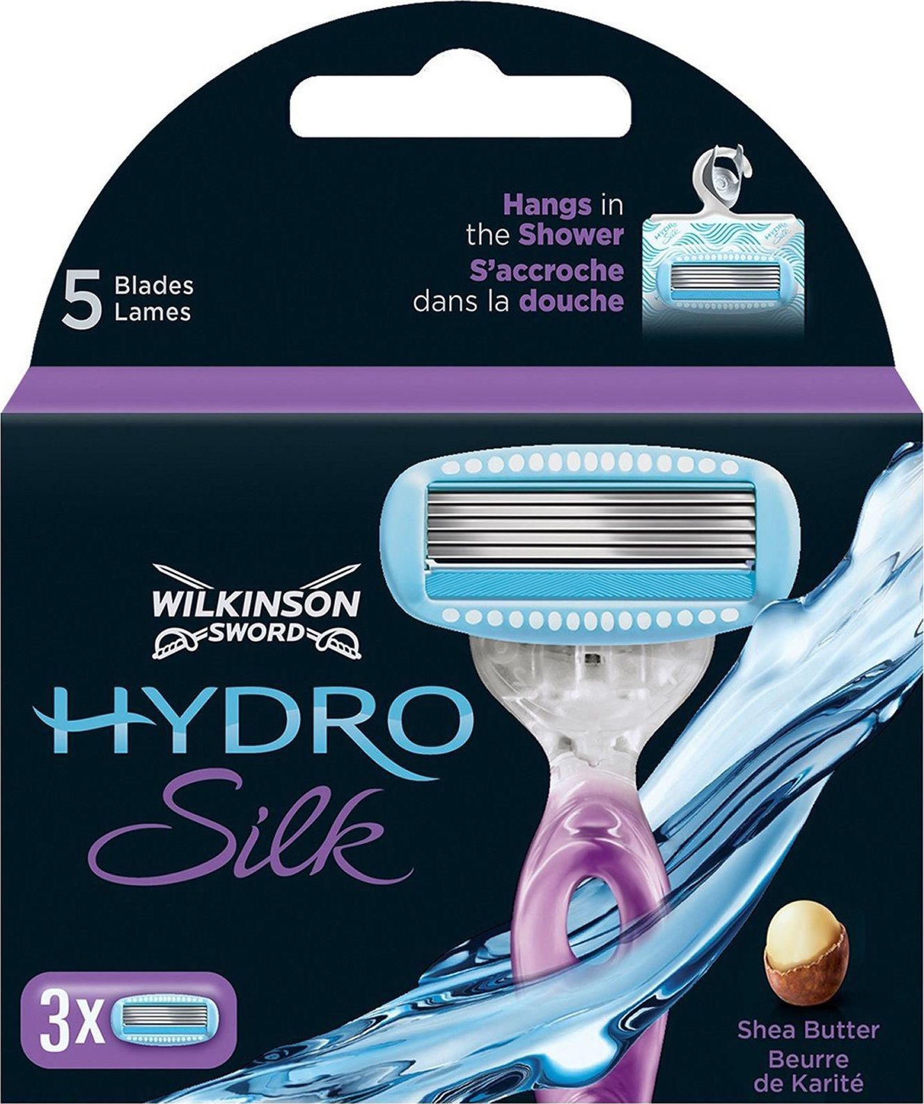 Rezerve aparat de ras Wilkinson Hydro Silk 5, Femei, 3 buc