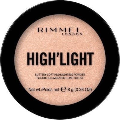 Rimmel Rimmel High&apos;light Buttery-Soft Highlighting Powder rozświetlacz do twarzy 002 Candlelit 8g