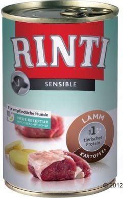 400g Rinti CAN sensibilul miel + CARTOFI