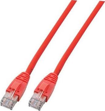 RJ45 U cablu patch / UTP, Cat.6, LSZH, CCA, 1m, roșu (K8104RT.1)