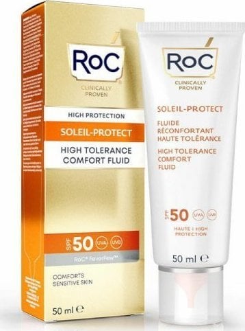 Balsam pentru bronzat Roc High Tolerance pentru pielea sensibila SPF 50 (50 ml)