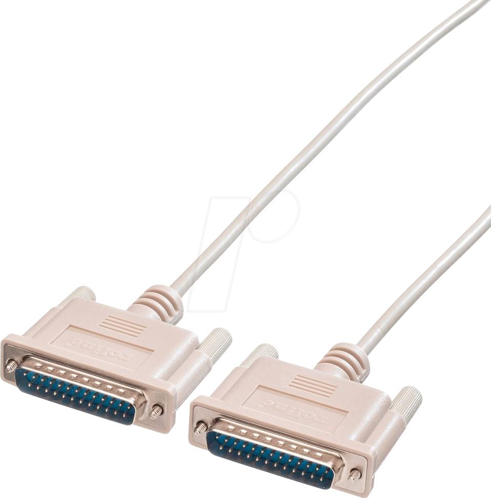 ROLINE cablu RS232 DB25-DB25. M / M. Bej. 4.5m