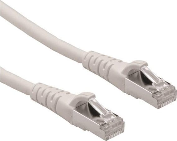 Roline ROLINE - Cablu Patch - RJ- 45 (M) la RJ- 45 (M) - 15 m - SFTP - CAT 6a - gri (21.15.2808)