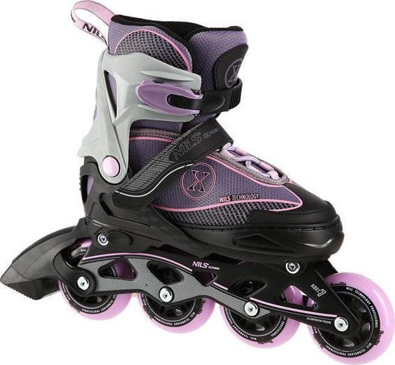 Patine in linie Nils Extreme NA11008 GRIU-VIOLET DIMENSIUNE M (35-38) ROLE EXTREME NILS