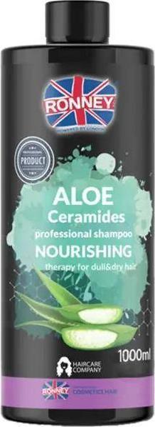 Ronney RONNEY_Aloe Ceramides Professional Shampoo Nourishing Therapy For Dull&Dry Hair szampon do włosów suchych i matowych 1000ml