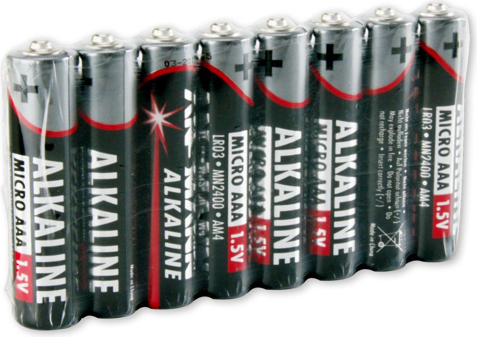 Roșu baterie alcalină, 8 bucati, AAA, 1.5V (5015360)