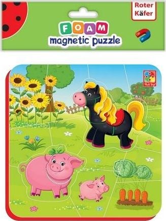 Puzzle magnetic Ferma, 16 piese, RK5010-06, Roter Kafer