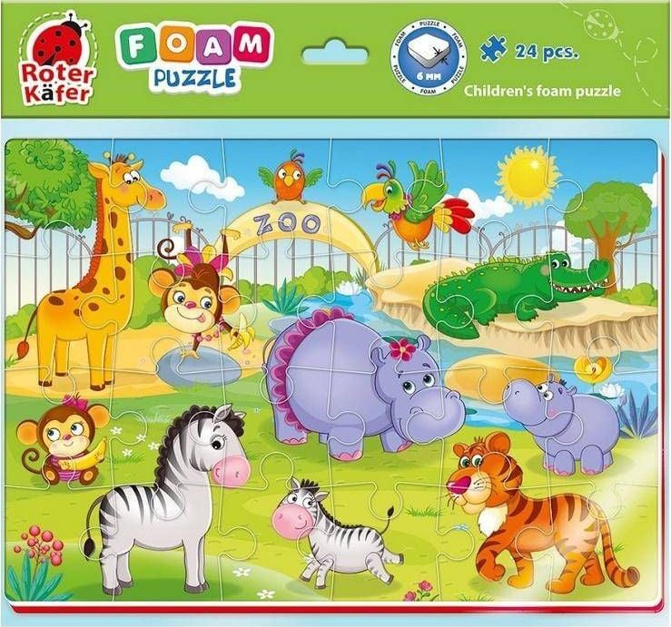 Roter Kafer Puzzle moale A4 Zoo Animals RK6020-06