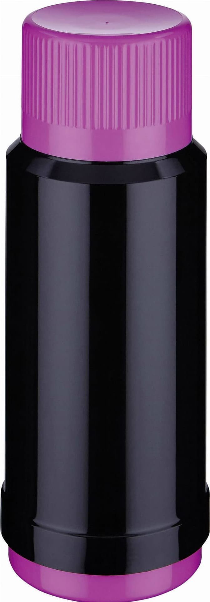 Rotpunkt Termos din sticlă Rotpunkt 40 capac. 1.0L, negru-el.-sticlă pop (negru/violet)