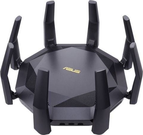 Router ASUS RT-AX89X, AX6000, 12-stream, MU-MIMO, WiFi 6, 8 antene Wi-Fi