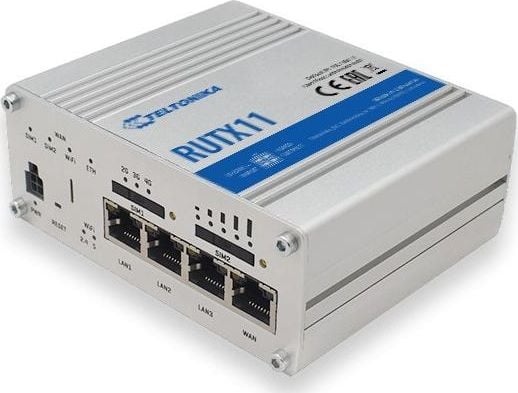 Router Wireless Teltonika RUTX11000000 (3G / 4G / LTE SIM, 3G / 4G / LTE USB 2.4 GHz, 5 GHz)